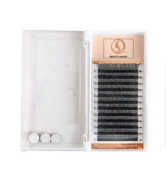 trébol de 0,07 mm con extensiones de pestañas