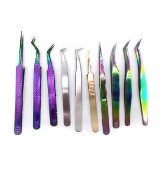 Pinza para extensiones de pestañas