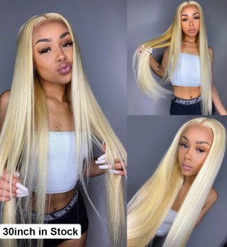 613 blonde lace front wig 44 human hair wigs 13x4