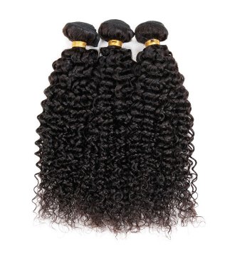Hair weft kinky curly