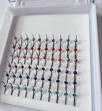 pestañas de diamante